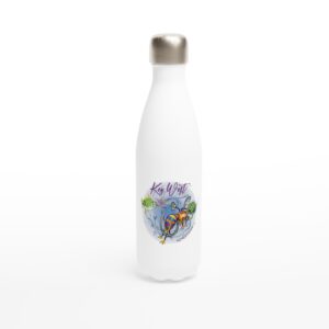 Key West Flare Water Bottle – 17oz Stainless Steel, Double-Wall Insulated, Leak-Proof Cap